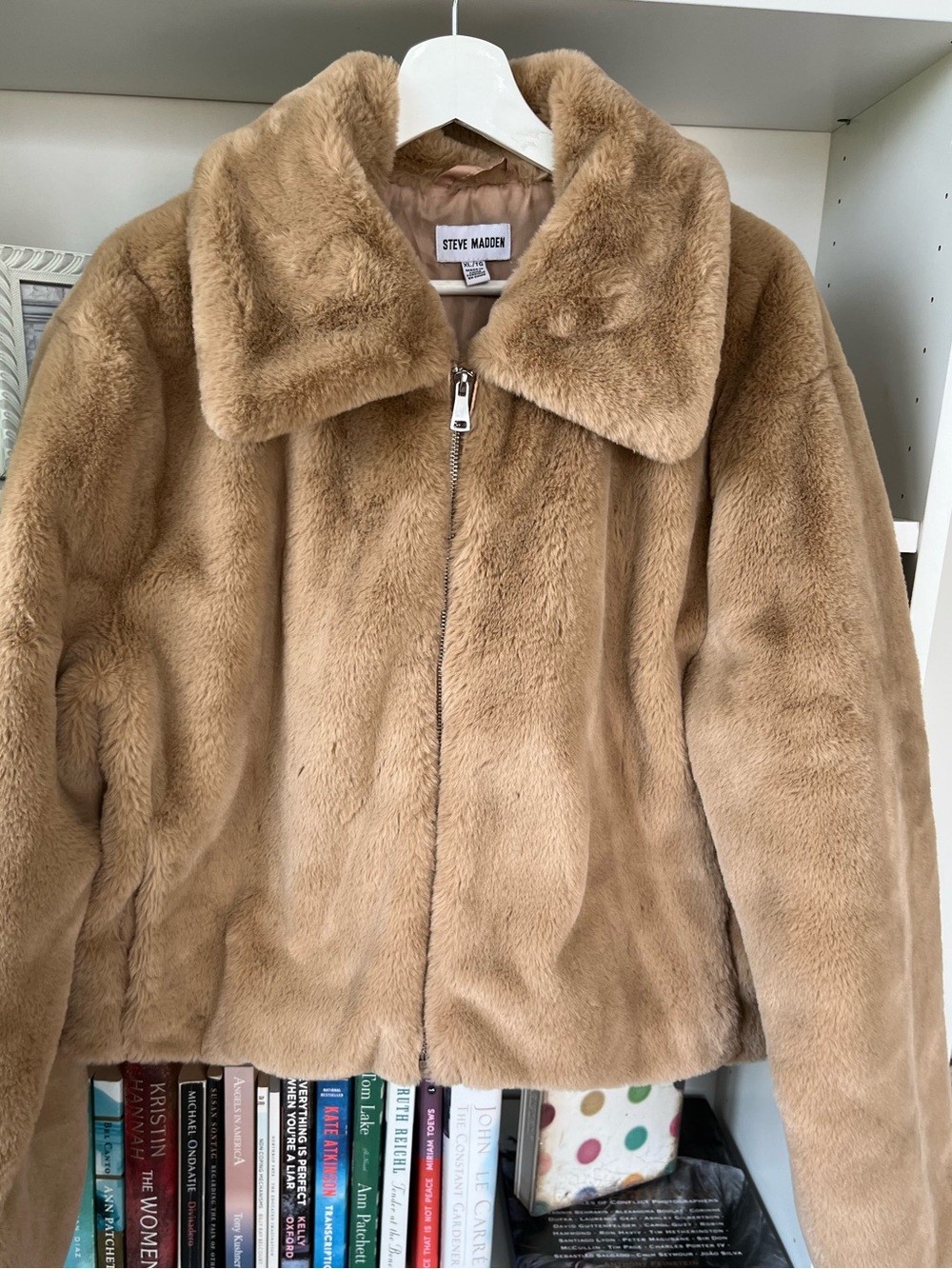 Super Soft Steve Madden Cropped Faux Fur Jacket Size XL